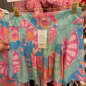 Kenny Flowers Pink and Blue Tropical Skirt